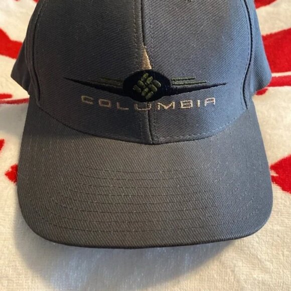 Vintage Columbia Sportswear Hat Gray Strap Back Unisex Adult Cap - Picture 2 of 7